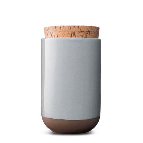 Canister with Cork Lid  |  Large  |  Fog