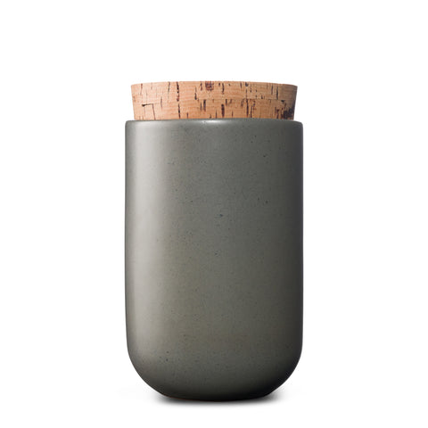 Canister with Cork Lid  |  Large  |  Stone