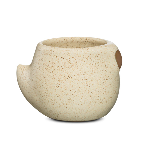 Large Rotund Bird Cup | Speckled
