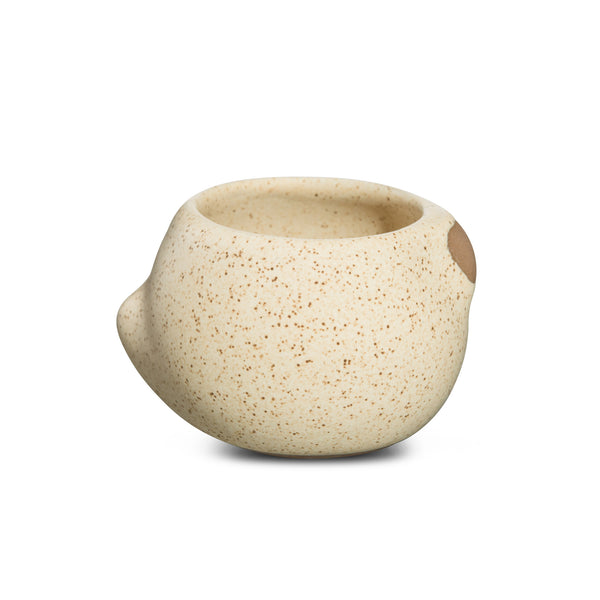 Small Rotund Bird Cup | Speckled