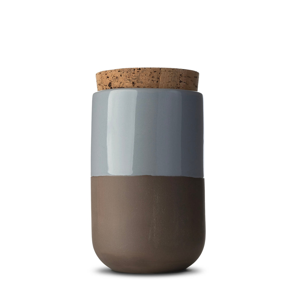 Canister with Cork Lid  |  Large  |  Fog