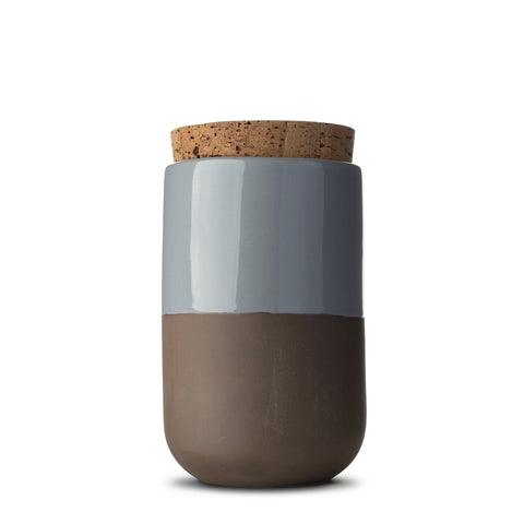 Canister with Cork Lid  |  Large  |  Fog