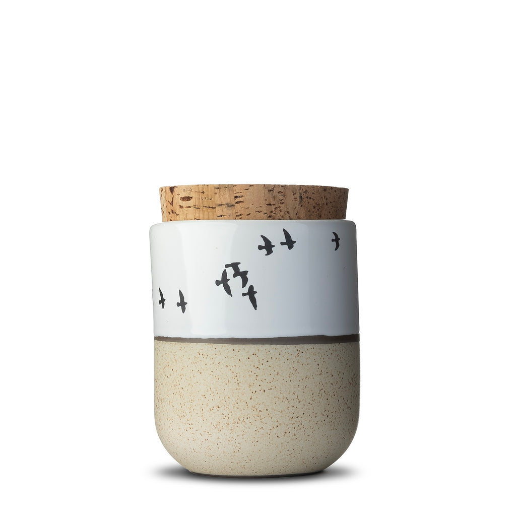 Canister with Cork Lid  |  Medium  |  Horizon | Sand