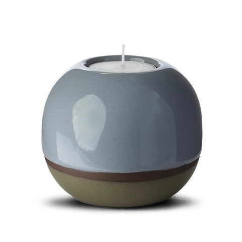 Tealight Candle Holder | Grey+Olive