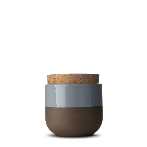 Canister with Cork Lid  |  Small  |  Fog