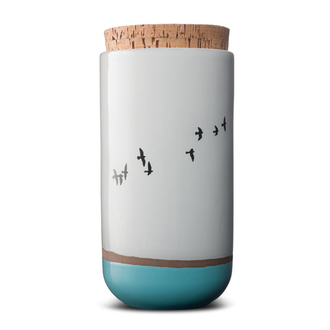 Canister with Cork Lid  |  XLarge  |  Horizon