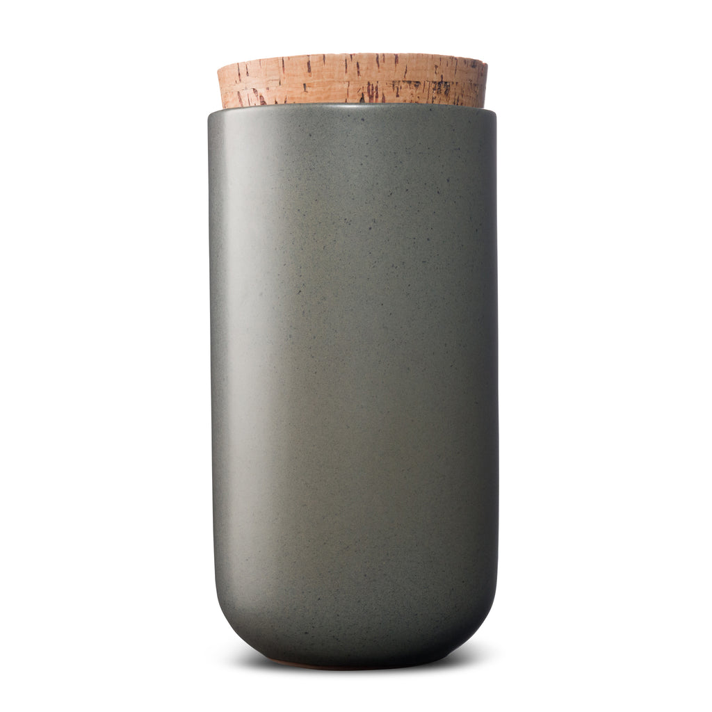 Canister with Cork Lid  |  XLarge  |  Stone