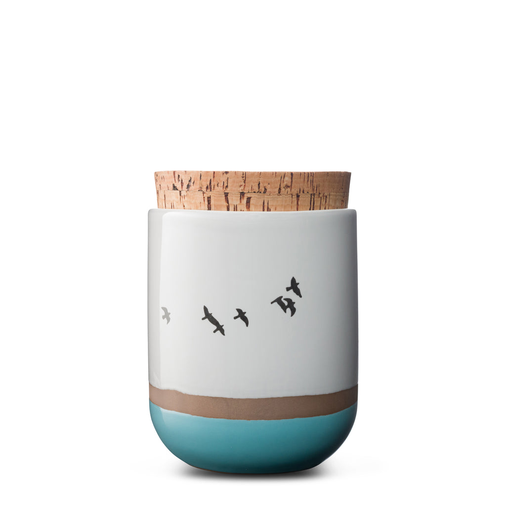 Canister with Cork Lid  |  Medium  |  Horizon