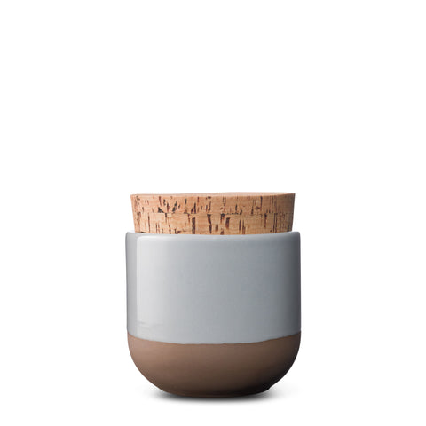 Canister with Cork Lid  |  Small  |  Fog