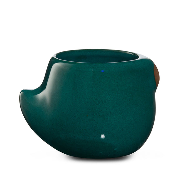 Large Rotund Bird Cup | Peacock Teal