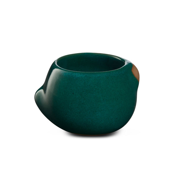 Small Rotund Bird Cup | Peacock Teal