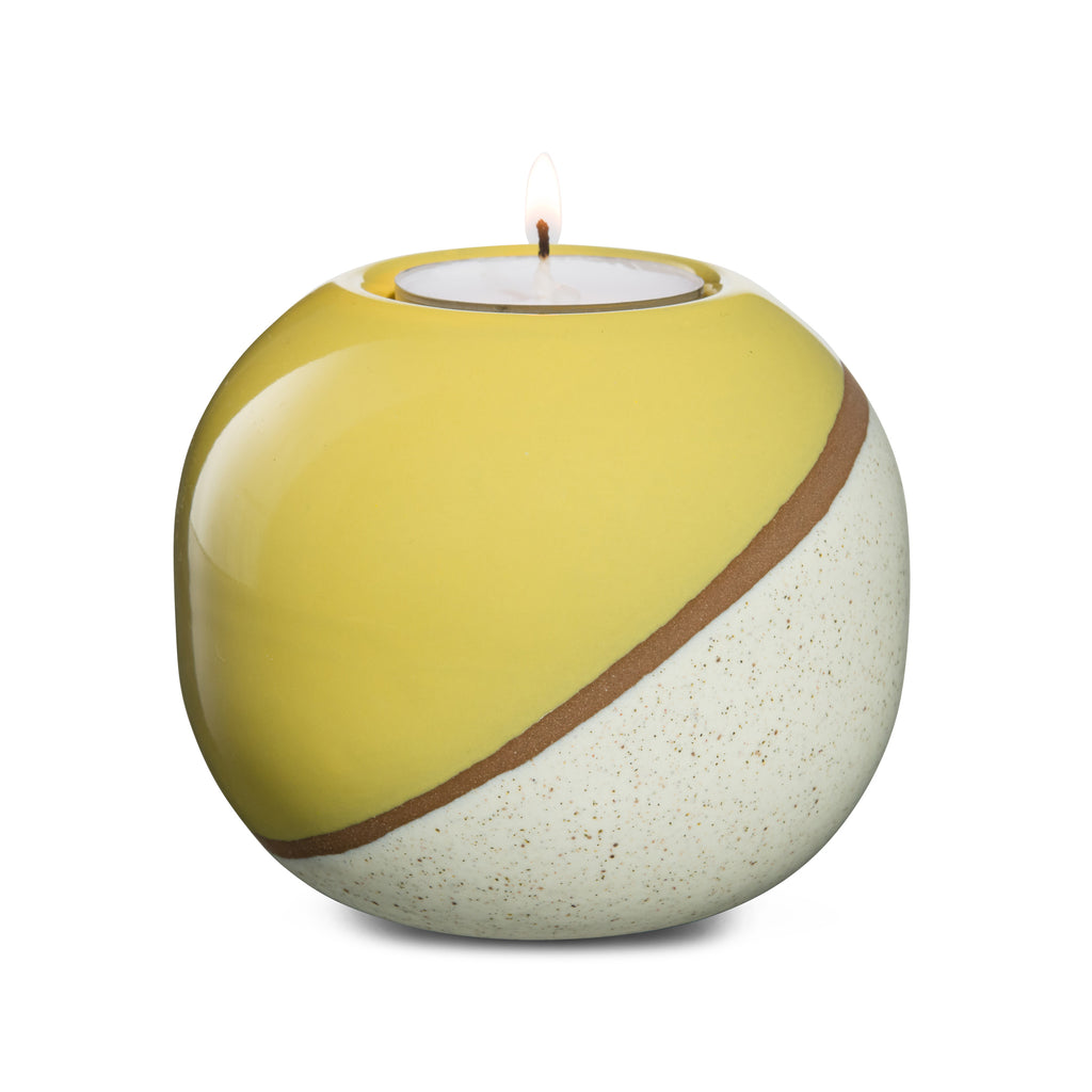 Tealight Candle Holder | Dune | Yellow
